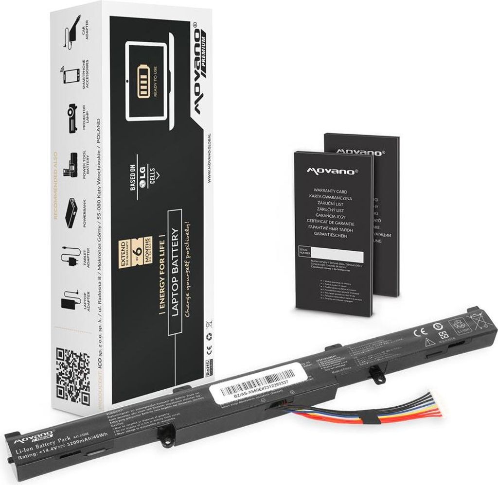 A41-X550E Akku für Asus A550E K550E R510 3200mAh Produktbild 