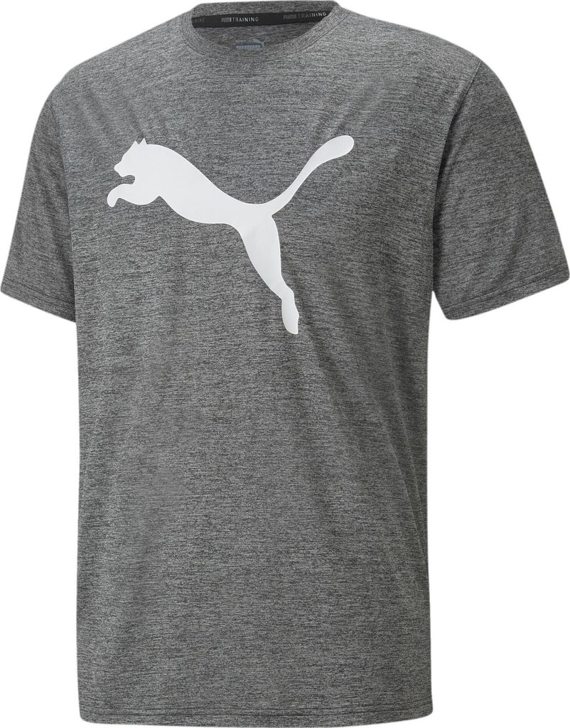 PUMA Kurzarm-T-Shirt für Männer, TRAIN FAV HEATHER CAT