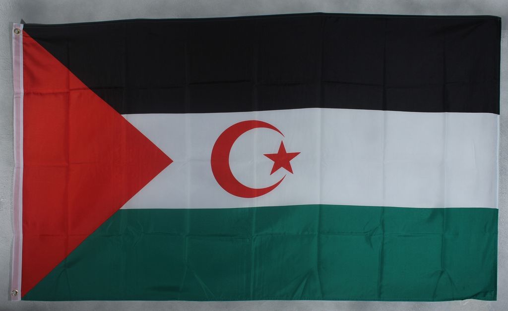 Flagge Fahne : West Sahara Nationalflagge Nationalfahne Produktbild 
