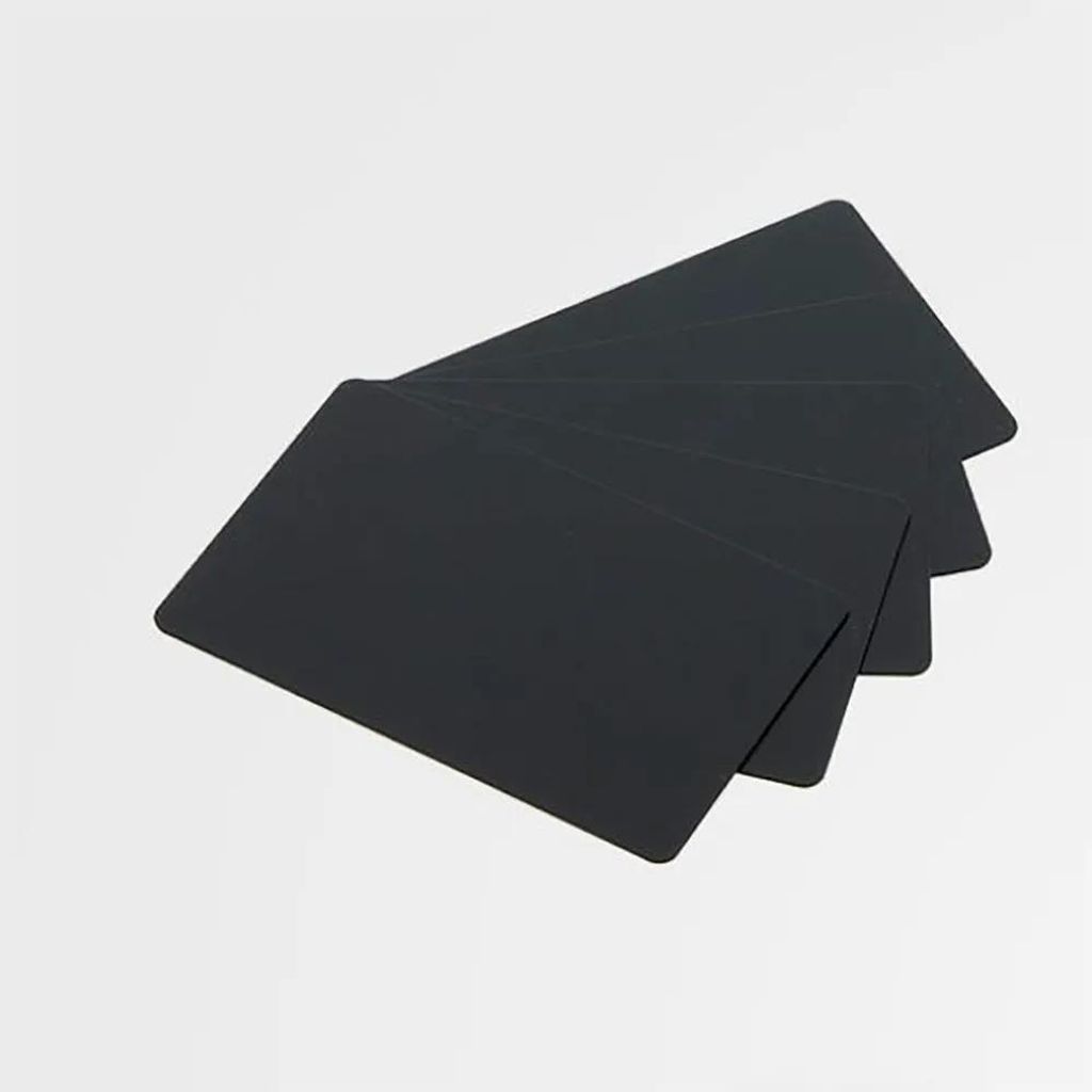 Evolis - PVC-U cards - 30 mil mattschwarz - 86 x 54 mm - Immagine del prodotto 