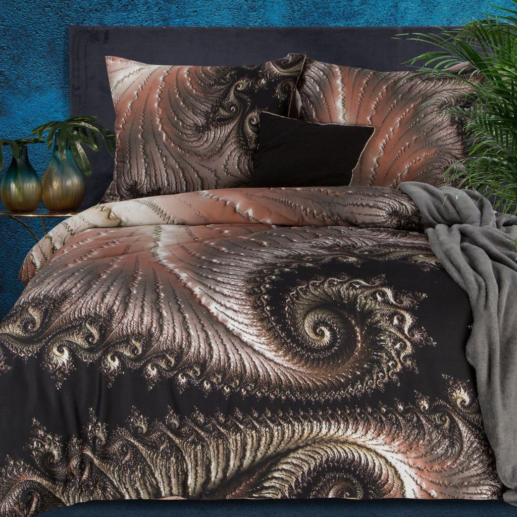 Eurofirany Bettwäschegarnitur Bettwäsche Satin REINA 18 160x200 cm 3 TLG SET: mit 2 Kissenbezüge 70x80 cm