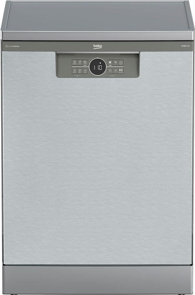 Beko BDFN26550XC, Freistehend, Standardgröße (60 cm), Edelstahl, LED, Zusammenklappbar, Schublade