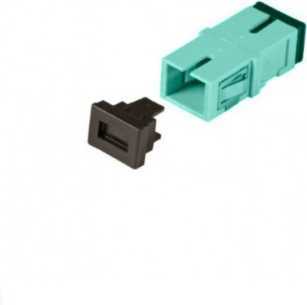 Multimode Keystone Kupplung SC-SC simplex türkis