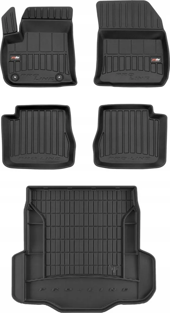 Tappetini 3D SET e tappetino per bagagliaio Citroën e-C4X dal 2020-