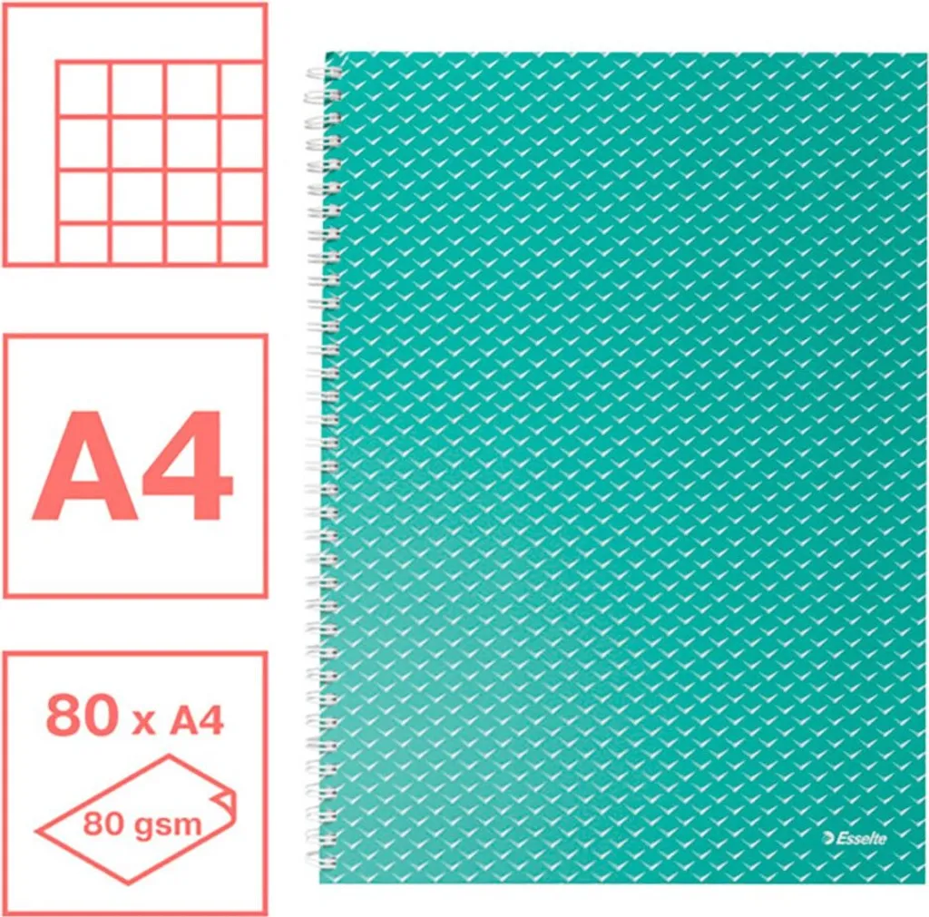 Esselte Wiro Custodia A4 Verde | Organizzazione Premium Documenti - 3