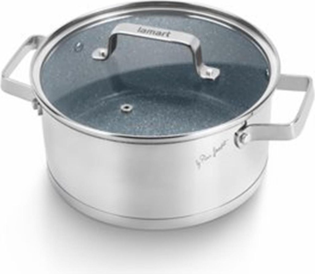 Lamart Garnek ze stali nierdzewnej 20cm STONESS LT1103 Zdjęcie produktu 