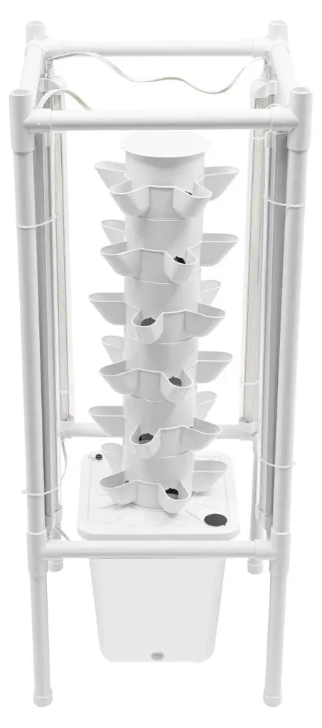 Système hydroponique 30 emplacements avec 4 lampes de croissance LED pro
