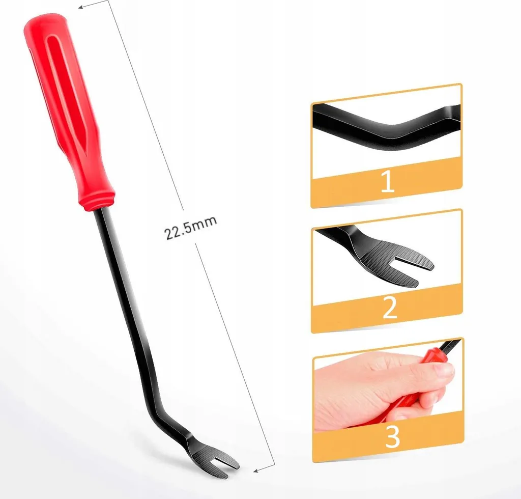 Kit 680 Clip Tappezzeria Auto Universali - Rivetti in Nylon per Carrozzeria - 7