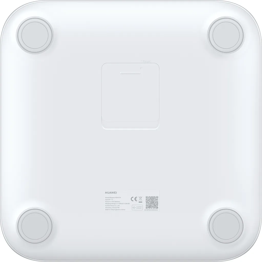 Huawei Scale 3 Balance Connectée Blanche avec Impédancemètre Haute Précision