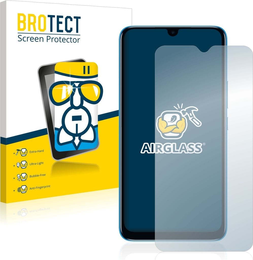 BROTECT Schutzglas für Infinix Smart 6 Schutzfolie Panzer Folie Glas Display Schutz klar
