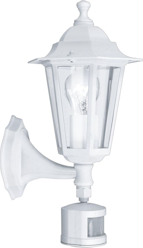 LATERNA 5 Wand-/Deckenleuchte Lampe Beleuchtung - L16,5 x H36 x AL21,5 cm - weiß - 1X60W exkl. - IP44
