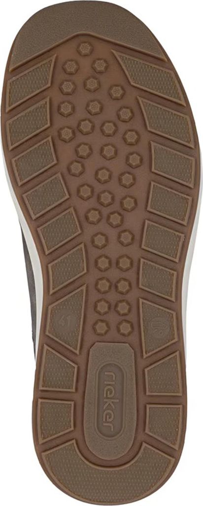 Rieker Herren Sneaker Schnürung und Reißverschluss 11504, Größe:41 EU, Farbe:Beige