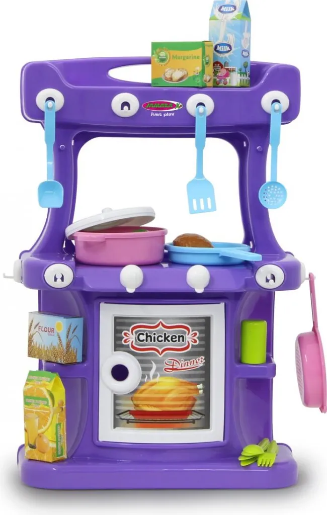 Jamara Little Cook Cuisine Enfant lila - Idéal pour Jeux de Rôle et Imitation