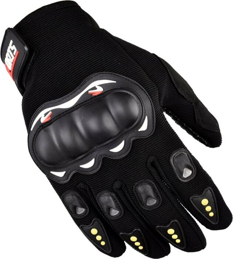Motorrad-Telefonhandschuhe mit Knchelprotektor schwarz Produktbild 