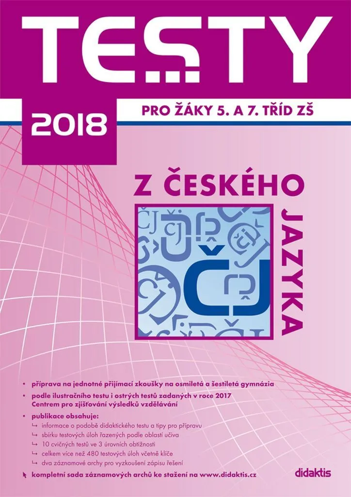 Cahier d'Exercices de Tchèque 2018 pour Elèves de Primaire et Collège