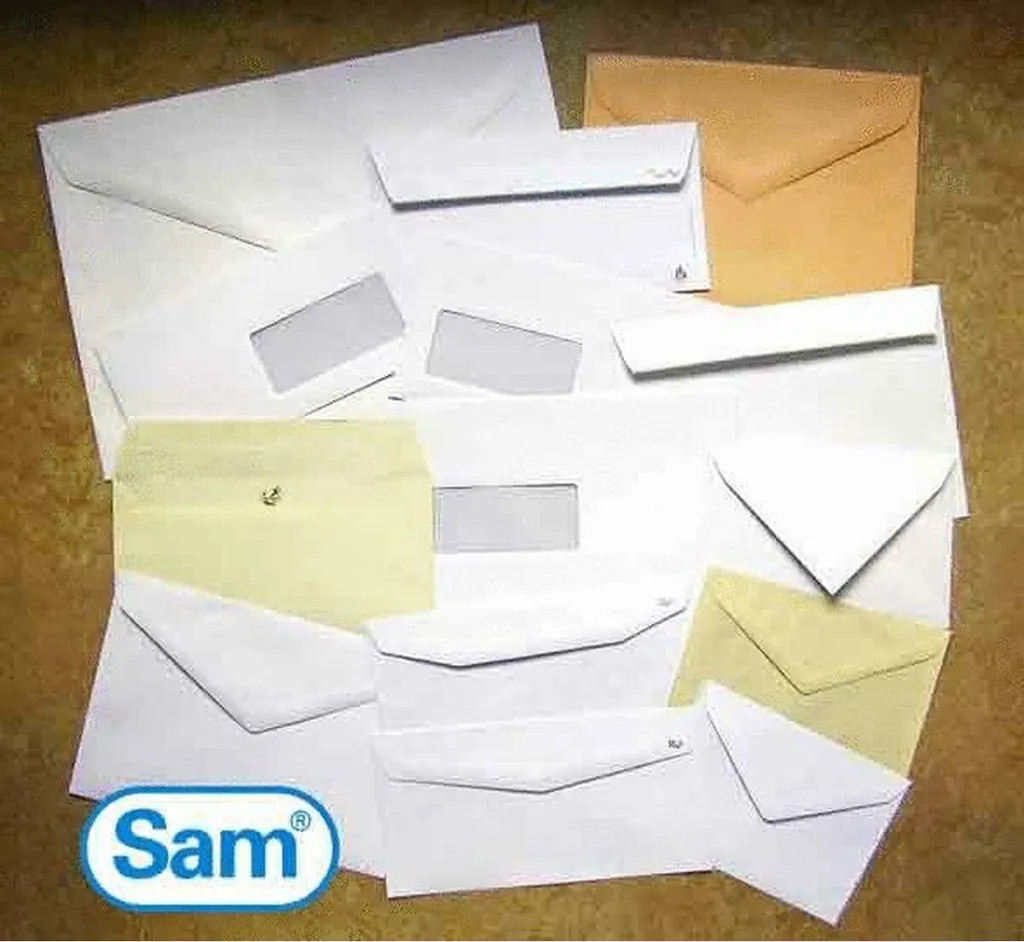 Busta Sam 160 C 16x23 cm - Buste a Sacco Bianche per Spedizioni Sicure