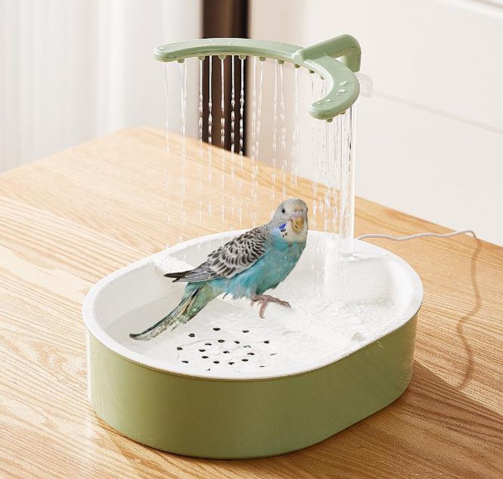 Doppelte Vogeldusche für Wellensittiche, 28 Düsen, Produktbild 