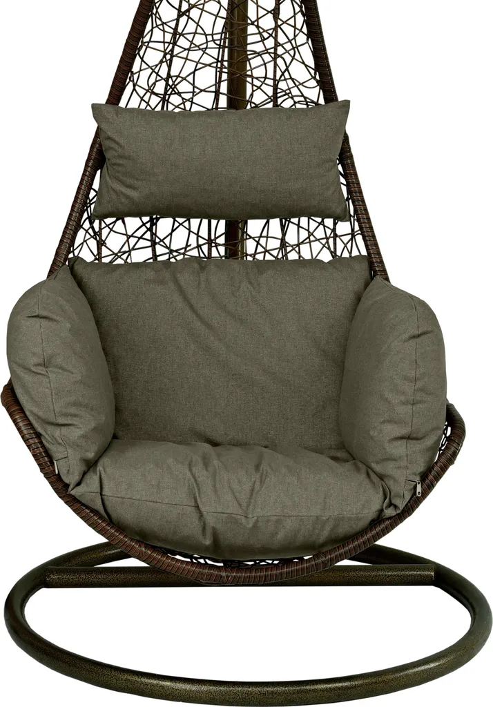 Cuscino Sedia Sospesa AMPO: Comfort Premium per Altalena in Rattan