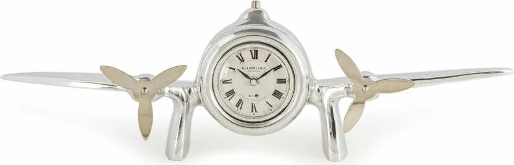Horloge Flight Clock pour bureau de pilote ou décoration de salon chic