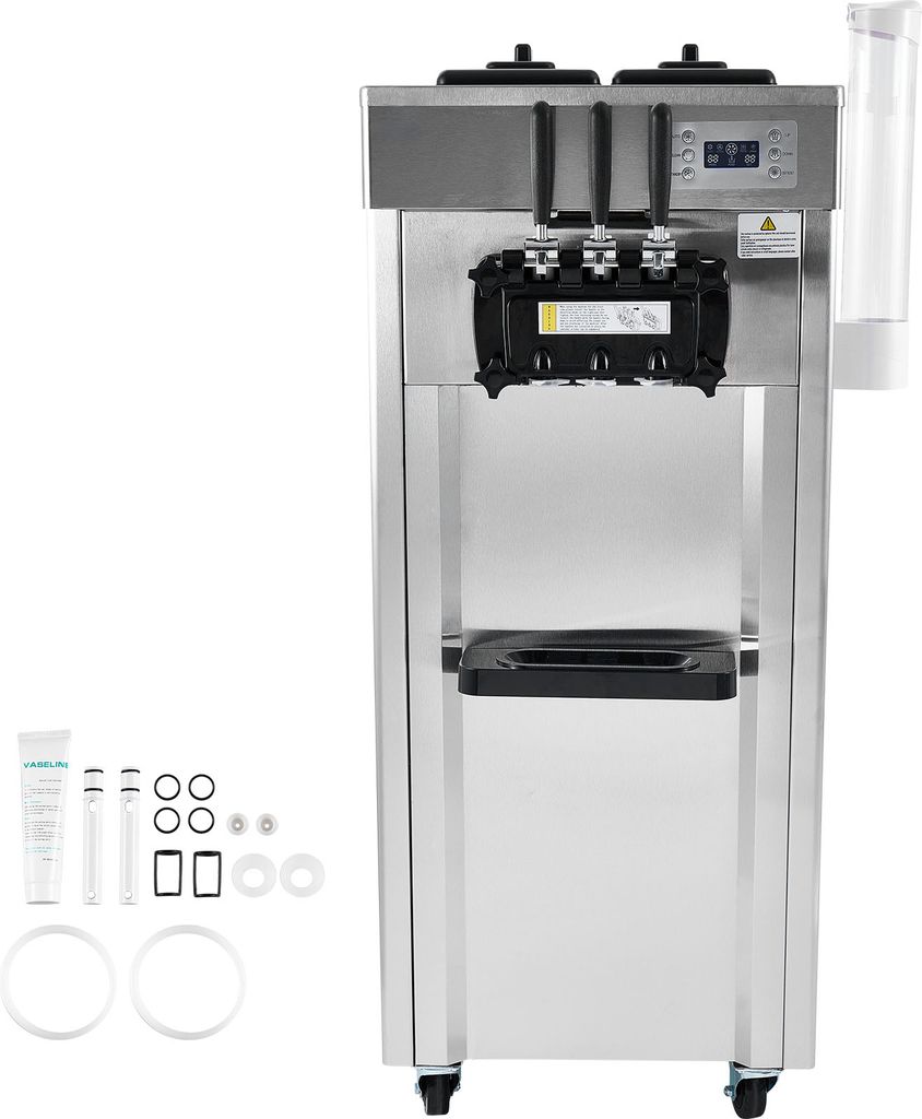 SucceBuy Gelatiera commerciale, 21-31 L/H, 1670W, 3 gusti, Immagine del prodotto 