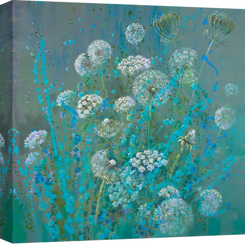 Quadro Floreale Moderno Nel Whatmore 50x50cm - Design Dente di leone - 1