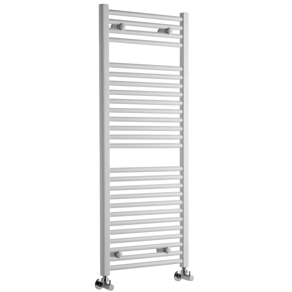 Radiateur de salle de bains blanc 960 x 450 mm avec puissance de 447W