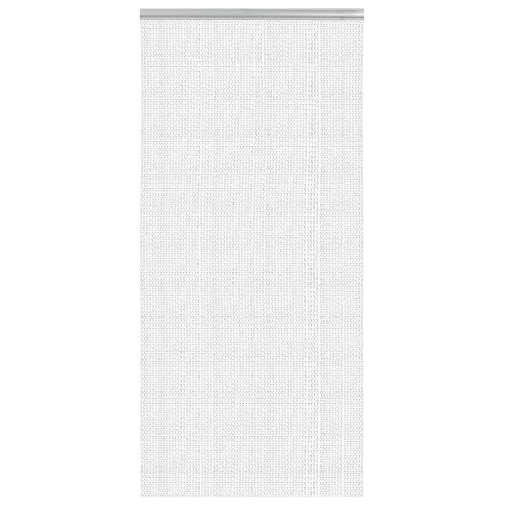 vidaXL Rideau de porte en chaînes 100x226 cm aluminium Image du produit 