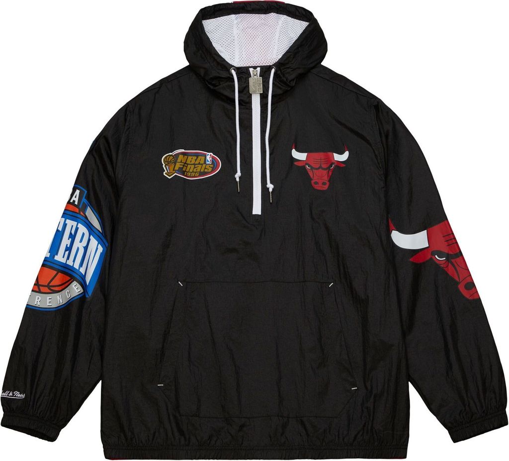 M&N Windbreaker Anorak Jacke - ORIGINS Chicago Bulls - S