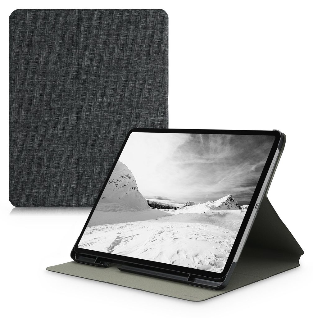 kwmobile Hülle kompatibel mit Apple iPad Air 13" (6. Gen 2024) / iPad Pro 12.9" (2018/2020/2021/2022) - Slim Tablet Cover Case Schutzhülle mit St...