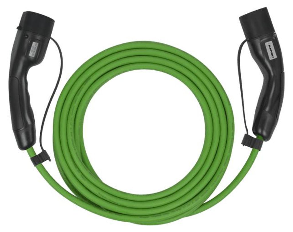 BLAUPUNKT Ladekabel E-Auto 32A/3Phasen/Typ2->2/8m