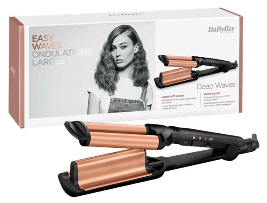 BaByliss Deep Waves, Lockenstab, Warm, Alle Haare, Produktbild 