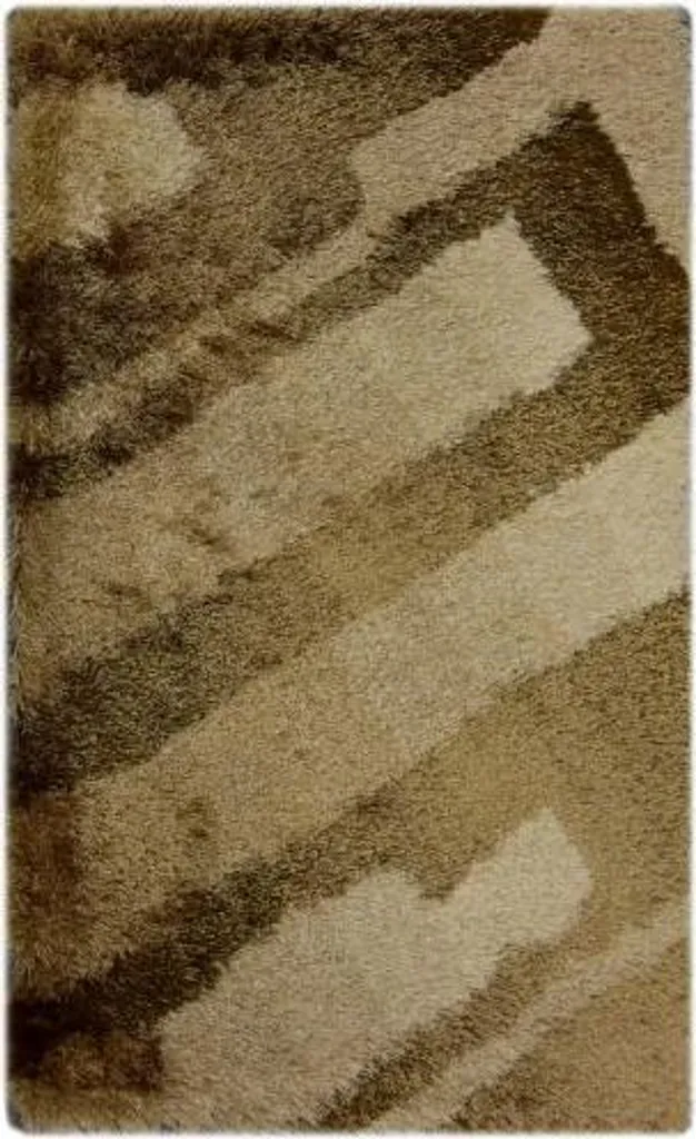 Tapis Descente de Lit Shaggy Salina 1023 Beige 90x160 cm pour Chambre