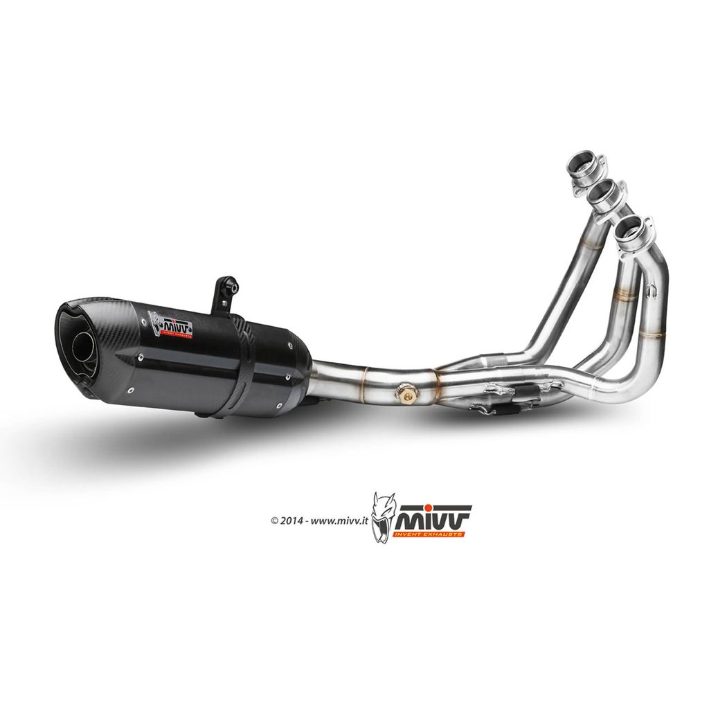 MIVV Suono Komplett Schwarz Auspuff für YAMAHA mt-09/sp/fz-09