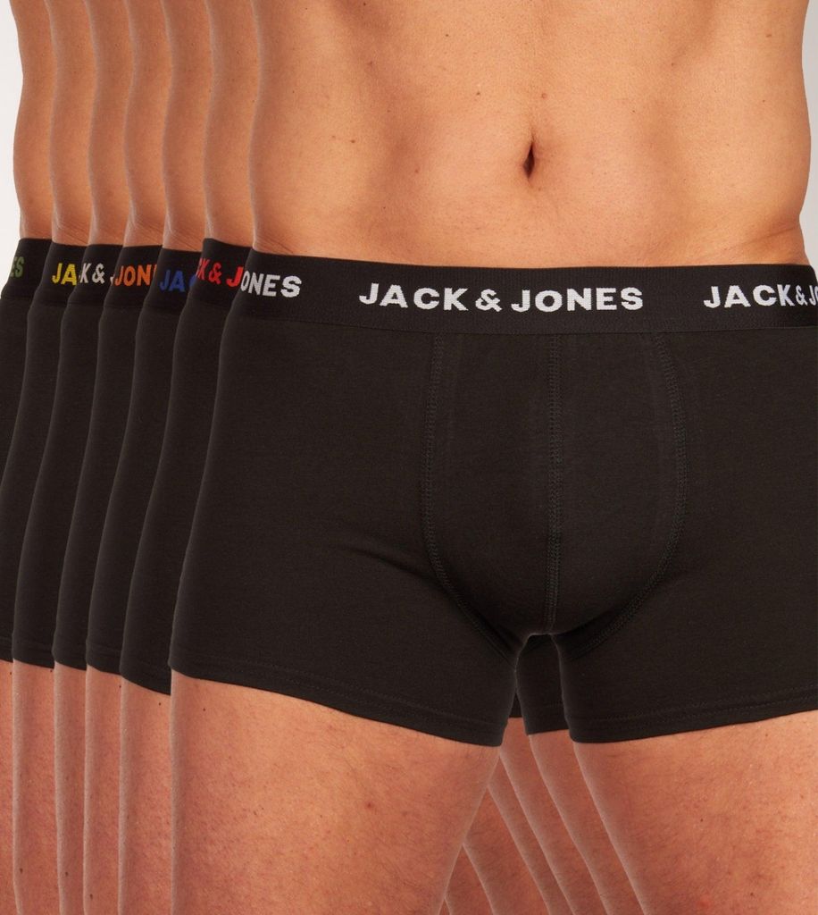 Jack & Jones boxer lot de 7 jacbasic trunks black hommes Image du produit 