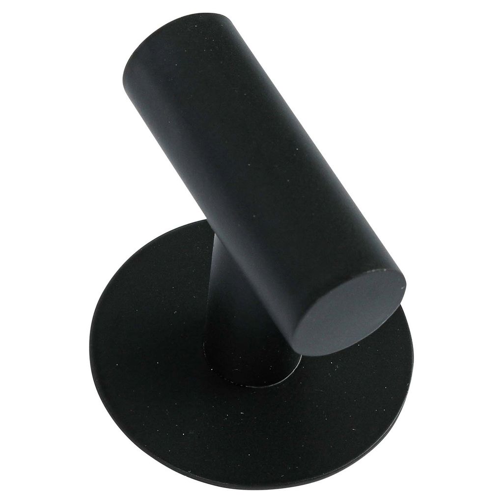 Handtuchhaken 2er Set - Ø 5 cm - Schwarz - Edelstahl - Produktbild 