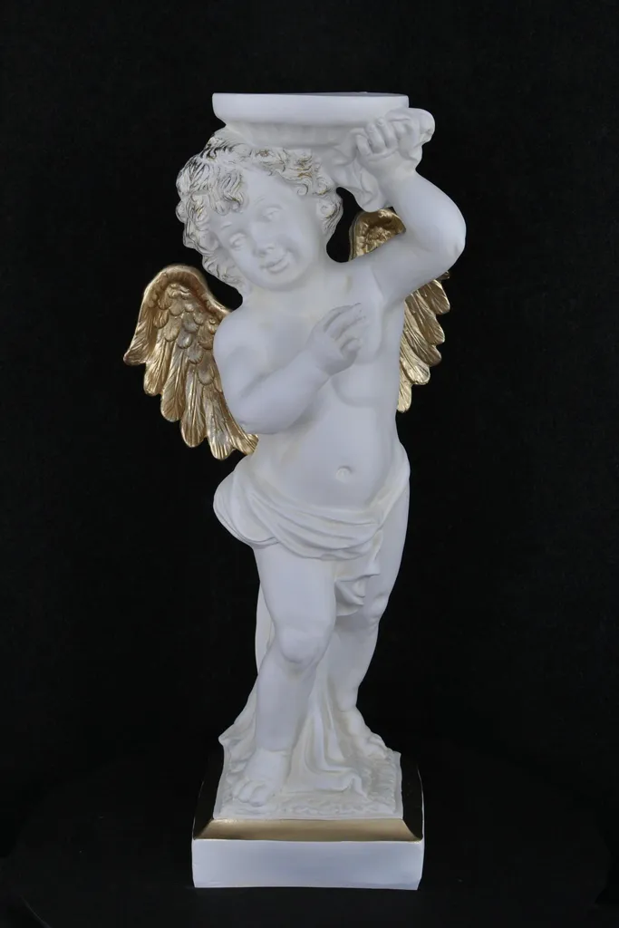 Sculpture ange figurine design XXL décoration chambre P0620 - 82,5 cm