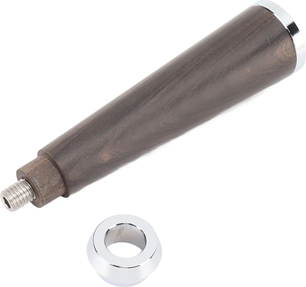 Kaffeefiltergriff M10 Gewinde Schwarz Palisander Holz Glatte Oberfläche Kaffeemaschine Ersatz für Cafe