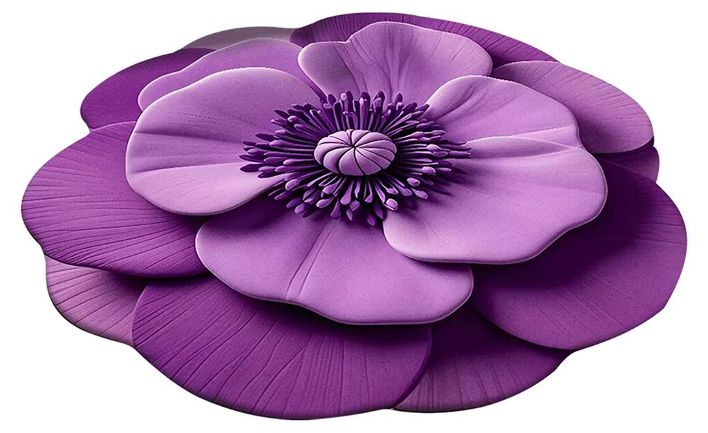 3D-Blumen-Fußmatte, saugfähige Badematte, realistischer Blumenteppich mit rutschfester Unterseite für Badezimmer, Wohnzimmer, Schlafzimmer, Eing...