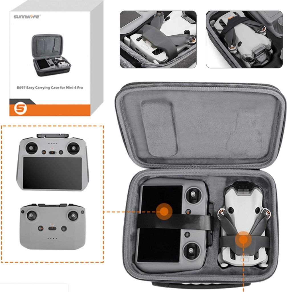 Hartschalenkoffer für DJI MINI 4 PRO Drohne