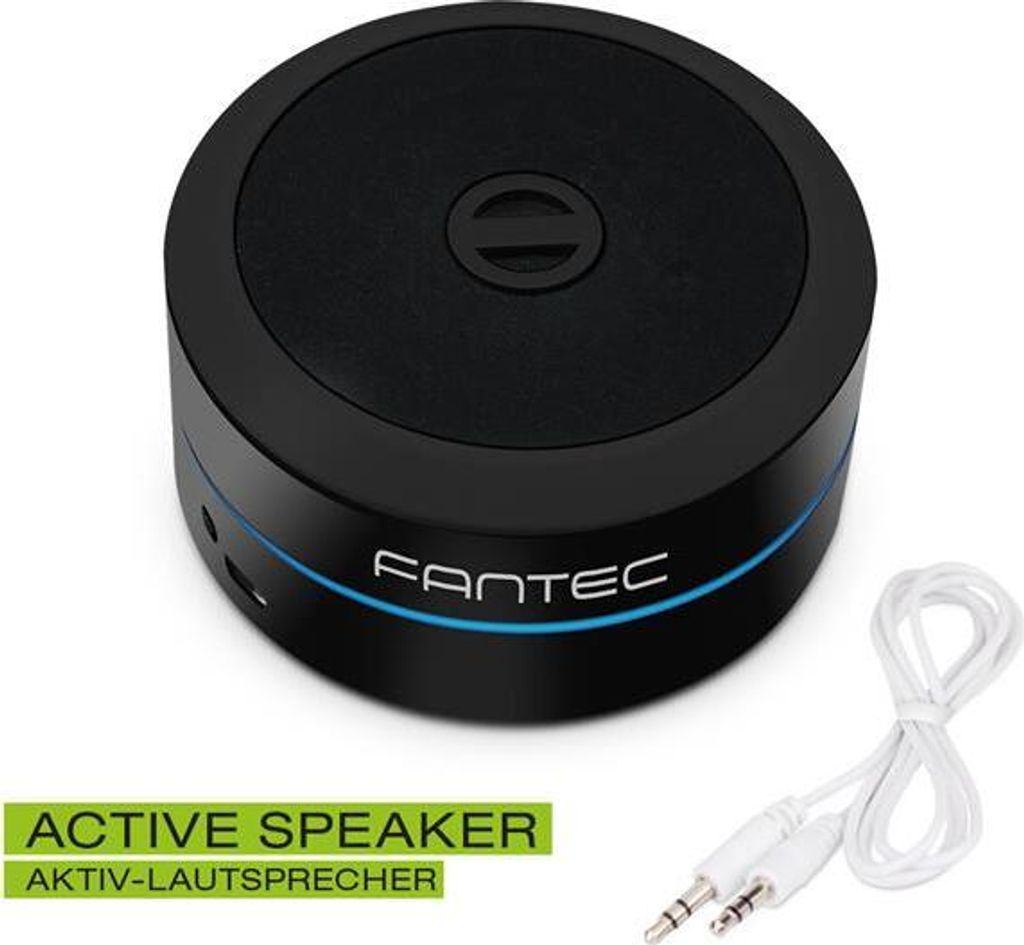 Fantec PS10AJ-BK, 1.0 Kanäle, 100 - 20000 Hz, Produktbild 