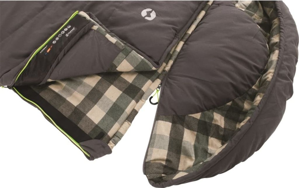 Outwell Camper Lux Deckenschlafsack, 235x90cm, Dunkelblau