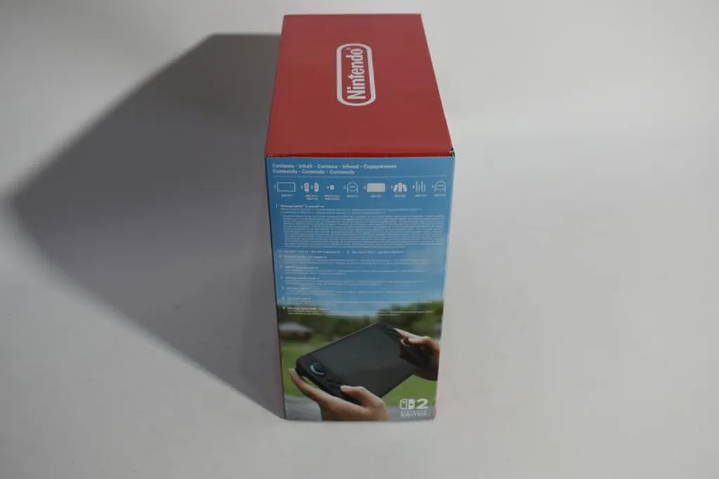 Nintendo Switch 2 Rouge avec Prise EU 220V - Écran HD et Performance Fluide - 48
