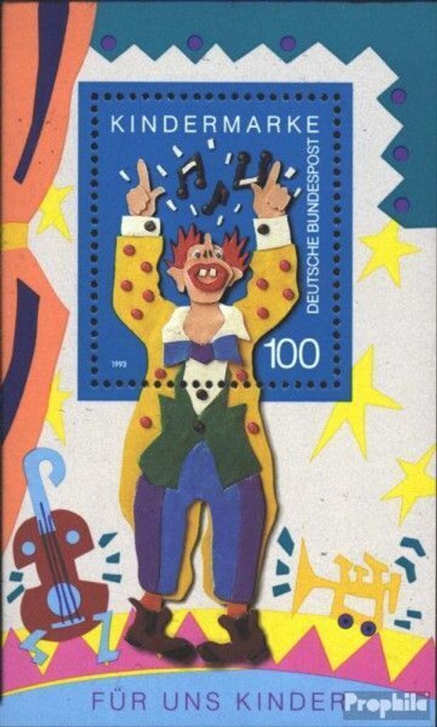 Briefmarken BRD (BR.Deutschland) 1993 Mi Block27 (kompl.Ausgabe) Ersttagssonderstempel gestempelt Für uns Kinder / Bl.27