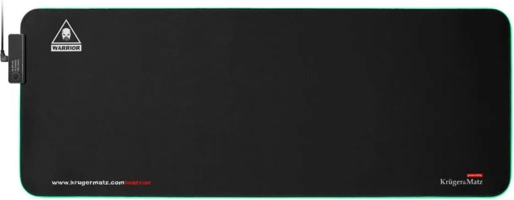 Tapis Souris Gamer LED 12 Modes Stables KM0764 Noir Antidérapant