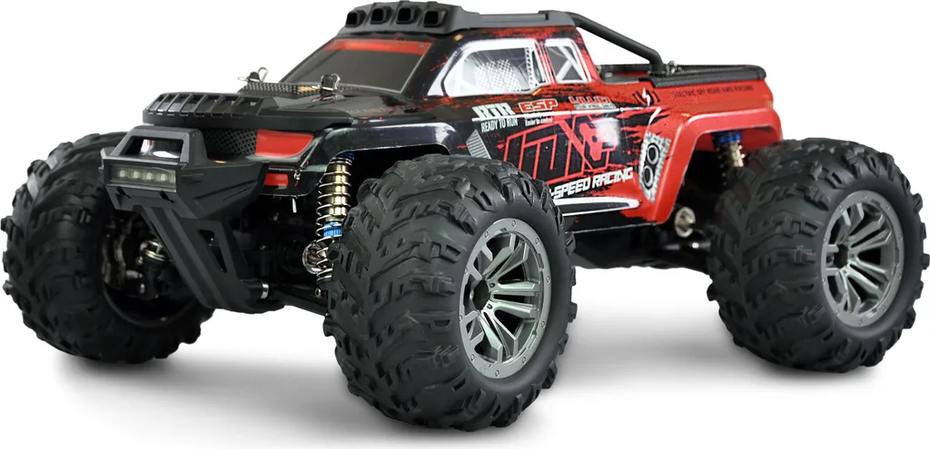 Monstertruck RC Amewi Daphoenodon Rouge : Adieu les Pannes de Batterie
