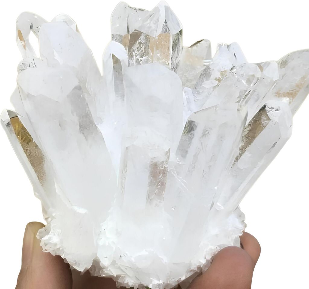 Quarzo bianco minerale naturale grande da 100g, pietra Immagine del prodotto 