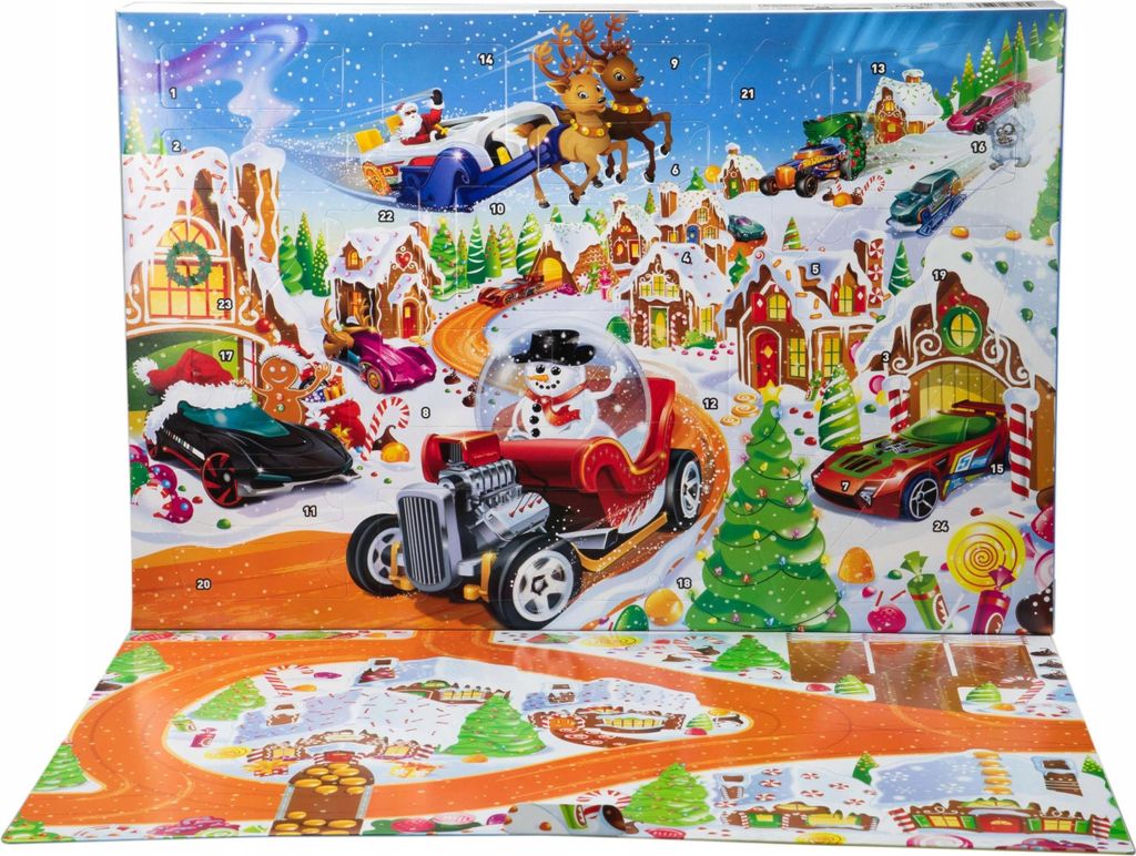 Mattel Hot Wheels Adventný kalendár 2025 JCB47 Obrázok produktu 