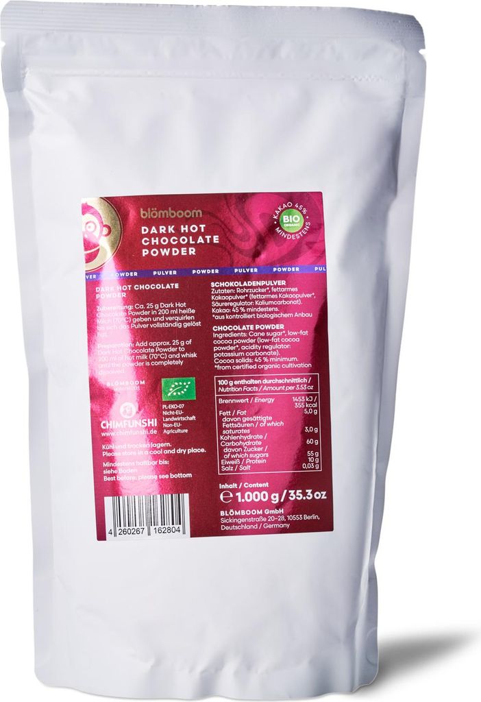 Blömboom - Dark Hot Chocolate Powder Produktbild 