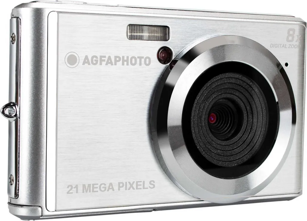 AgfaPhoto DC5200 Argento - Prima Fotocamera per Bambini e Ragazzi