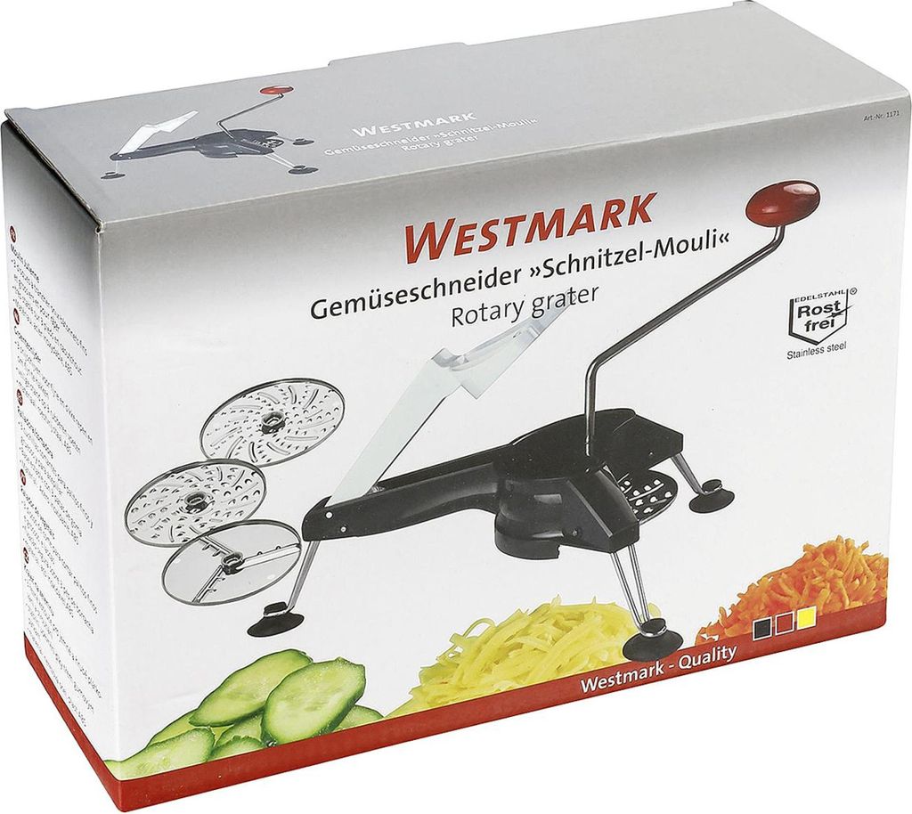 WESTMARK Gemüseschneider Schnitzel-Mouli 3 Scheiben Produktbild 